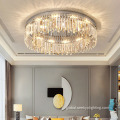 Stainless Steel Ceiling Light Stainless Steel Crystal Modern LED Ceiling Light Factory